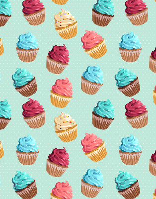 Fenster Rollo mit Motiv Cupcakes