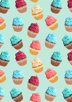 Fenster Rollo mit Motiv Cupcakes