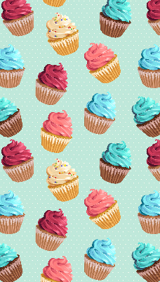 Fenster Rollo mit Motiv Cupcakes