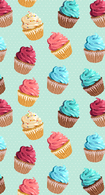 Fenster Rollo mit Motiv Cupcakes