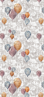Fenster Rollo mit Ballonmuster