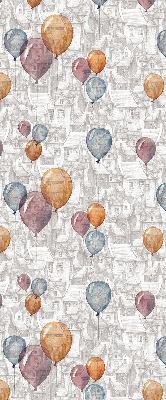 Fenster Rollo mit Ballonmuster