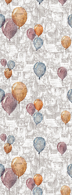 Fenster Rollo mit Ballonmuster