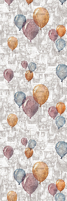 Fenster Rollo mit Ballonmuster