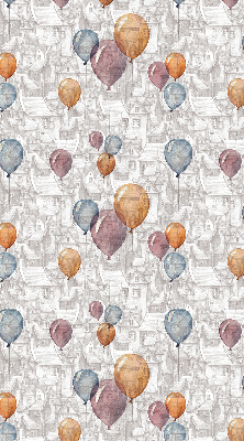 Fenster Rollo mit Ballonmuster