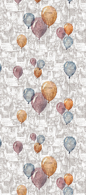 Fenster Rollo mit Ballonmuster