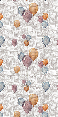 Fenster Rollo mit Ballonmuster
