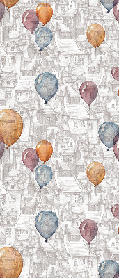 Fenster Rollo mit Ballonmuster