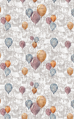 Fenster Rollo mit Ballonmuster