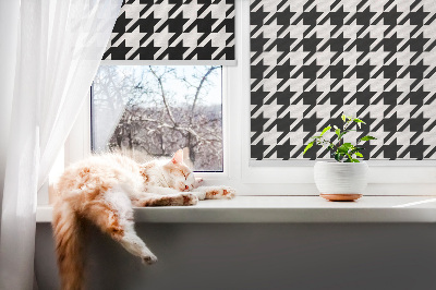 Fenster Rollo mit geometrischem Muster