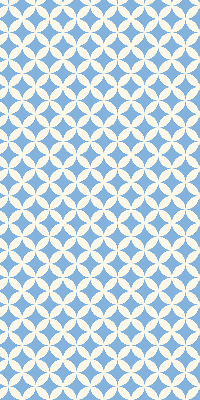 Verdunkelungsrollo mit blauem Sternenmuster