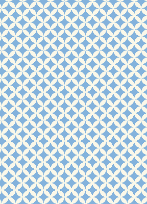 Verdunkelungsrollo mit blauem Sternenmuster