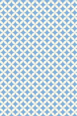 Verdunkelungsrollo mit blauem Sternenmuster