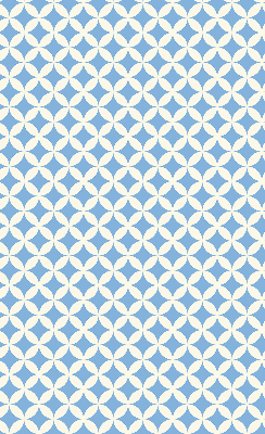 Verdunkelungsrollo mit blauem Sternenmuster