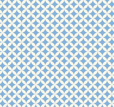 Verdunkelungsrollo mit blauem Sternenmuster