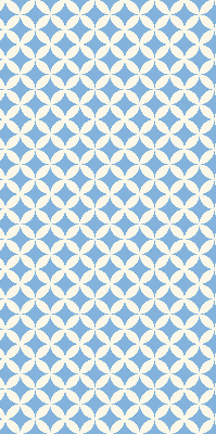 Verdunkelungsrollo mit blauem Sternenmuster