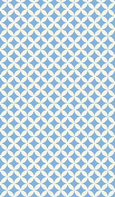 Verdunkelungsrollo mit blauem Sternenmuster
