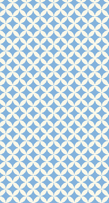 Verdunkelungsrollo mit blauem Sternenmuster
