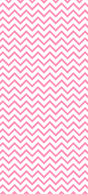 Rollo lichtundurchlässig mit horizontalen rosa Zickzacklinien