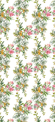 Rollo lichtundurchlässig mit Blumenmuster