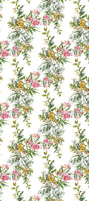 Rollo lichtundurchlässig mit Blumenmuster