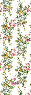 Rollo lichtundurchlässig mit Blumenmuster