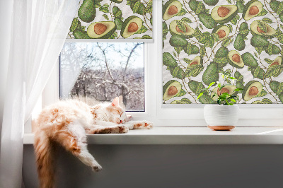 Verdunkelungsrollo in der Farbe Avocado