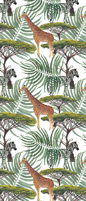 Fenster Rollo mit Tier- und Baum-Motiven