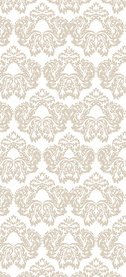 Rollo lichtundurchlässig in Beige mit Muster