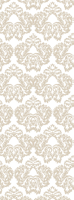 Rollo lichtundurchlässig in Beige mit Muster