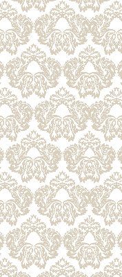 Rollo lichtundurchlässig in Beige mit Muster