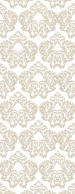 Rollo lichtundurchlässig in Beige mit Muster