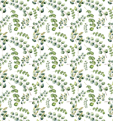 Verdunkelungsrollo mit grünem Zweigmuster