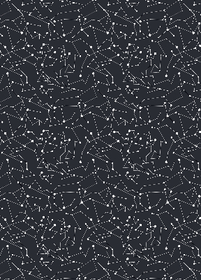 Rollo lichtundurchlässig mit Motiv 'Konstellation'