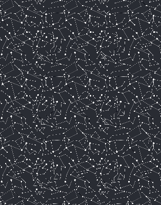 Rollo lichtundurchlässig mit Motiv 'Konstellation'