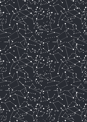 Rollo lichtundurchlässig mit Motiv 'Konstellation'