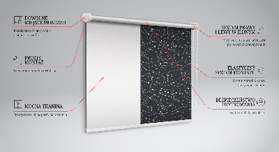 Rollo lichtundurchlässig mit Motiv 'Konstellation'