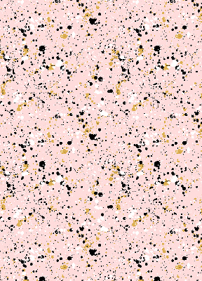 Rollo lichtundurchlässig mit farbigen Flecken auf rosafarbenem Hintergrund