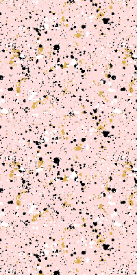Rollo lichtundurchlässig mit farbigen Flecken auf rosafarbenem Hintergrund
