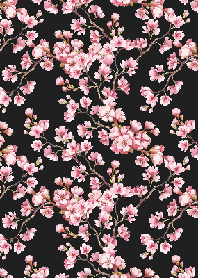 Rollo lichtundurchlässig mit Motiv „Blüten vom Baum“