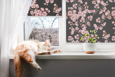 Rollo lichtundurchlässig mit Motiv „Blüten vom Baum“