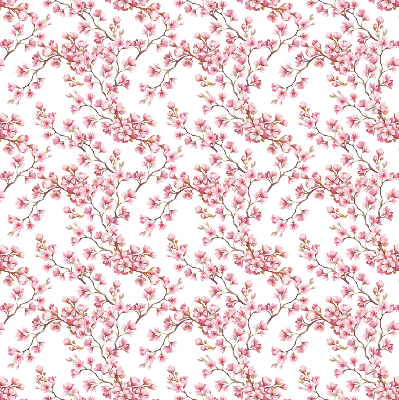Verdunkelungsrollo in Rosa mit Lilienmotiv