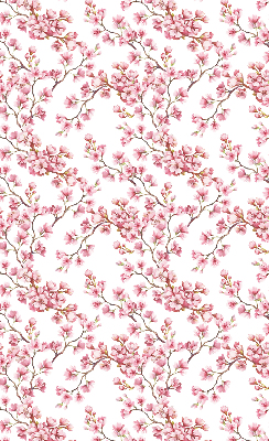 Verdunkelungsrollo in Rosa mit Lilienmotiv