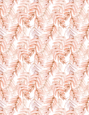 Verdunkelungsrollo mit rosa Blattmuster