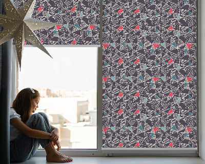 Fenster Rollo mit Muster