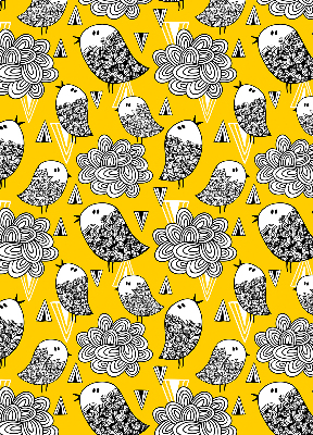 Rollo lichtundurchlässig mit Motiv Vögel