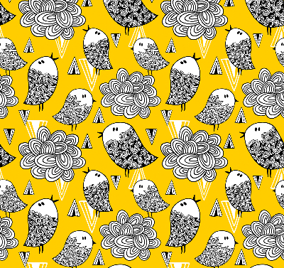 Rollo lichtundurchlässig mit Motiv Vögel