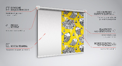 Rollo lichtundurchlässig mit Motiv Vögel