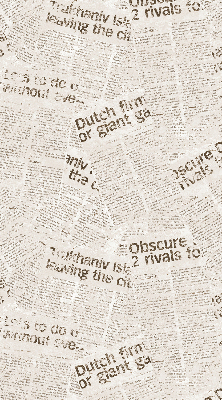 Rollo lichtundurchlässig mit Zeitungsdruckmuster