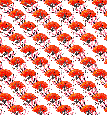 Fenster Rollo in Rot für Fans